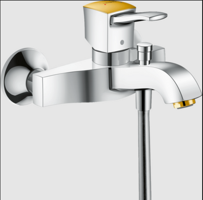 HANSGROHE METROPOL CLASSIC Змішувач для ванни, Хром/Gold Optic, 31340090 31340090 фото