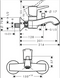HANSGROHE METROPOL CLASSIC Змішувач для ванни, Хром/Gold Optic, 31340090 31340090 фото 2